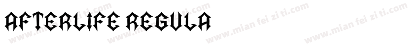 Afterlife Regula字体转换